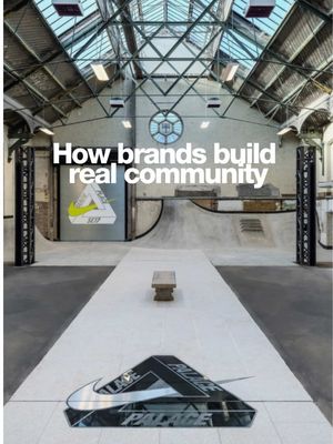 Building a brand as hard but building a community is even more difficult too many brands, confuse audience with community and I couldn't be further from the truth. Recently palace have done a master class on how to build real community by building a space that most brands couldn't even dream of. @palaceskateboards teaming up with Nike for Manor place is an example of what all big brands should be doing to build community.