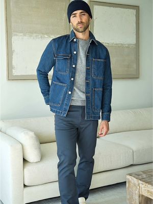 Seasonal layers that feel as good as they look. @onequince #ad #menswear 