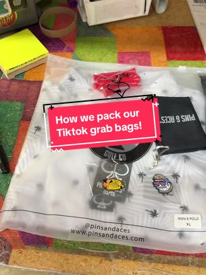 How we pack our TikTok grab bags! Get yours for $50 now! 