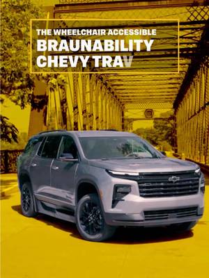 Your life. Your ride. Built with your needs in mind. The BraunAbility #ChevyTraverse blends accessibility and style with purposeful solutions for caretakers as well as drivers and passengers with disabilities.