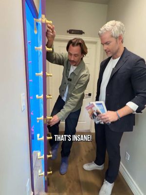 Note to self: be careful when touring a magician’s home. Thanks for what might be the most insane house tour I’ve ever done @JustinFlom 