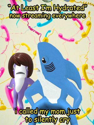 STREAM NOW! LINK IN BIO! #atleastimhydrated #britashark #unhinged #newmusic #adulting 