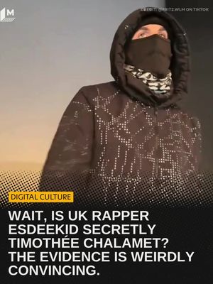 Just when you thought we were safe from the “Lil Timmy Tim” era, the internet has decided Timothée Chalamet has resurrected his rap career.     Online detectives are linking the actor to rising UK artist EsDeeKid thanks to their weirdly identical eyes, a matching Alexander McQueen scarf, and the fact that Timmy was recently spotted with EsDeeKid’s collaborator Fakemink.     We get it. It sounds unhinged, but considering Chalamet nailed a British accent for “The King” and even dropped a cryptic “👀” emoji on a post about the theory, the math is mathing.    We’ll have to see if the upcoming tour brings a face reveal or if this is just another top-tier promotional stunt from the Marty Supreme star.   #timotheechalamet #martysupreme #esdeekid #hiphop     🎥: @fritz.wlm on TikTok 📸: Daniele Venturelli/Getty, @Esdeekid on IG