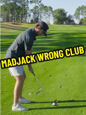 Striped it, just 30 yards short 😂 #golf #bustajackgolf #fyp 