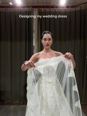 BTS of designing my wedding dress 🤍 @Galia Lahav 