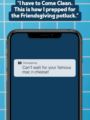 Didn’t cook, still served 💁  Cottonelle leaves you so clean, you’ll want to Come Clean that the delivery driver was your sous chef.   #CottonelleComeClean #CleaningRipples #friendsgiving 