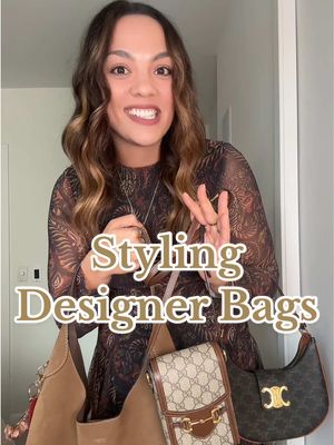 Get the look for less! Some of my favourite designer bags and how I style them, and how you can score them on @Poshmark for a great deal! #poshmarkpartner #pursecollection #designerbag #pursetok #fashioninspo 