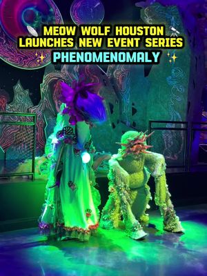 Houston… Meow Wolf just launched something phenomenal. I checked out the new Phenomenomaly Migration Show, and it’s unlike any performance in the city — every single show is completely different. From live music and dance to theater, spoken word, and these wild, colorful characters that interact with you in real time… you’re not just watching the show, you become part of it. It’s immersive, creative, chaotic, and so much fun. There’s truly something for everyone. If you want the full value, grab the Portal Pass — two visits and it pays for itself, plus you get access to everything at Meow Wolf Houston all year. 🎟️ Get your tickets at the 🔗 in my bio! @Meow Wolf  #meowwolfpartner #meowwolfhouston 