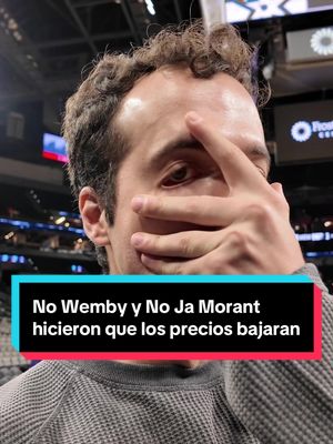 No Wembanyama y No Ja Morant solo puede significar una cosa 💰👀 @TickPick #NBA #Basquetbol #Dinero #Deportes #Tickets 