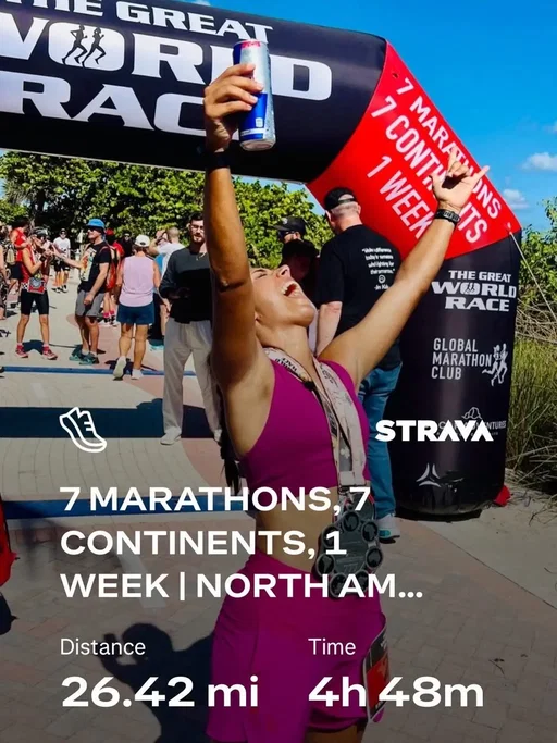 Today, I completed the Great World Race. I will never forget this experience and the other 60 racers bold enough to sign up for this wild journey, who were some of the most fascinating and inspiring people I’ve ever encountered. And despite everyone’s unique backgrounds, the commonality was attitude. The willingness to be vulnerable in the pain cave — but approach each moment with determination and joy to move forward. I grew so much from their generous example, every single day. And I can’t wait for you to meet them in our longform episode, which is probably one of the most insane things our team has ever captured. Til then, I never want to forget the greatest lesson I learned: There is ALWAYS more to give. What a privilege it is to be challenged. ⭐️