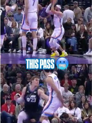 This behind-the-back pass was cold 🥶 #okcthunder