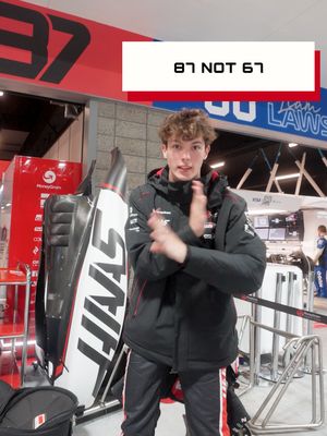 Time for a new trend... 87 👀👌 #HaasF1 #F1 #f1tiktok #67 #87