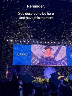 You made it here for a reason 💛 #snhucelebrate #collegegraduation #classof2025 #collegedegree 