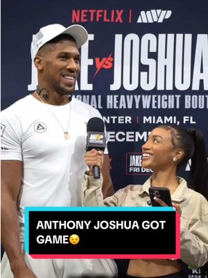 @Anthony Joshua is a gentleman for sure✨ @Taylor Champ  ——- Friday, December 19th LIVE only on Netflix Kaseya Center - Miami, FL #JakeJoshua