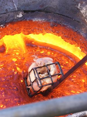 #ad It's about time I tried to make Lava Chicken from The Minecraft Movie. We tried cooking the chicken in real lava (fail), and then I ordered a new turkey fryer from @Best Buy to make a "home-safe" lava. Watch the full episode on YouTube, and shop at Best Buy in stores and online for all of your holiday gifting from kitchen to tech and more.