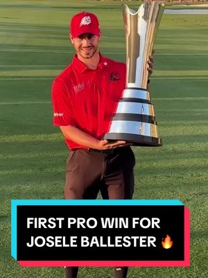 Congrats to our guy Josele Ballester for winning the PIF Saudi International and his first pro win! #golftok #golflife 