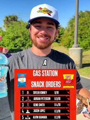 Pretty decent order…who’s next?? #espn #ryanwilliams #snack #CollegeFootball #cfb 