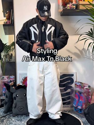Styling Air Max TN Black #streetwear #fashion #fitinspo #outfit #fashioninspo 