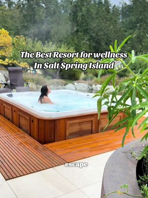Salt Spring Island has many gems but this one stays with you long after you leave! Serene and breathtakingly beautiful the resort is romantic, rejuvenating and the reset I didn’t know I needed  📍251 King Road Salt Spring Island BC  #lightwatercove #saltspringisland #wellness #explorebc #besthotel 