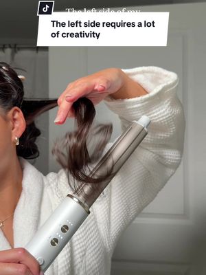 Doing everything in my power to not have to use my left hand #hair #hairtok #hairtips #hairtutorial #hairhack @T3 Micro 