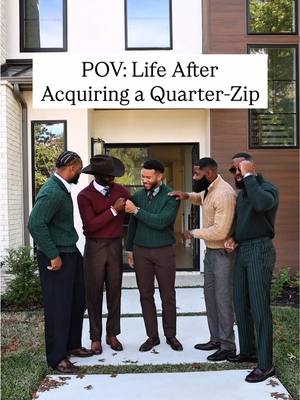 Quarter zip link up with the bros 