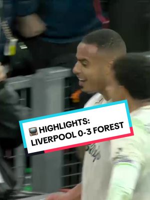Highlights: Liverpool 0-3 Nottingham Forest 📺 #nffc #pl #PremierLeague 