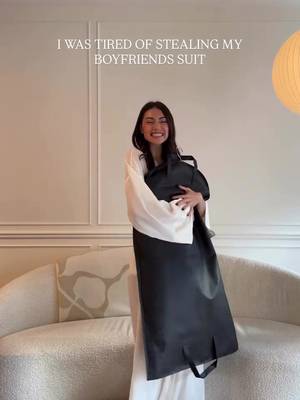PT 2 | Suit reveal with @Danielle Lazenis. 👀   Custom suits from $399 USD this Black Friday—book your fitting online now.  #INDOCHINO #madetomeasure #womenssuits #getreadywithme 