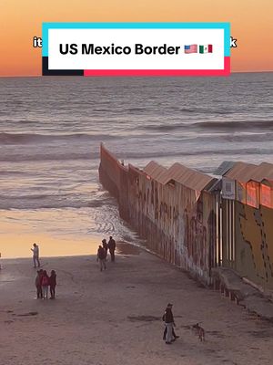 Nobody is crossing this border anymore This is the US Mexico border between Tijuana and San Diego #tijuana #sandiego #usborder #borderpatol 
