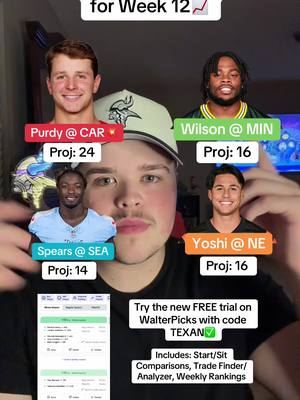 Fantasy Football BOOMS for Week 12💥…#fantasyfootball #fantasyfootballtips #fantasyfootballadvice #fantasyfootballdraft #nflfootball 