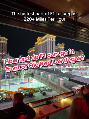 What 220+ mph on the Las Vegas Strip looks like 👀  #OleRed #LasVegas #F1 #Formula1 #Vegas 