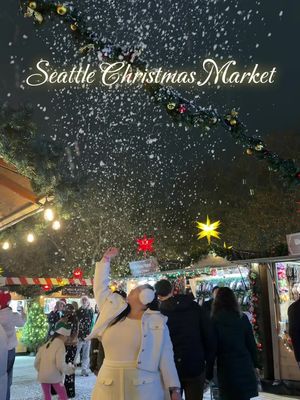 ✨ 2025 Seattle Christmas Market: ✨ What’s new & exciting  🎟️ Weekday tickets start at just $7 🚝 Christmas Express Monorail from downtown for easy access 💃 Fun themed nights: Date Night, Karaoke, Trivia, and even Yap Night for pets! 🍴 Classic European Christmas market food, cozy drinks 🎁 tons of vendors with unique holiday gifts 📅 Nov 20–Dec 24, 2025 Perfect for a night (or day) full of holiday magic, festive food, and one-of-a-kind gifts. 🎁✨ #invited @seattlechristmasmarket 