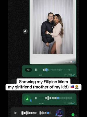 Showing my mom my girlfriend (mother of my kid) 🇵🇭🤱 #fyp #filipino #philippines #mom #prank