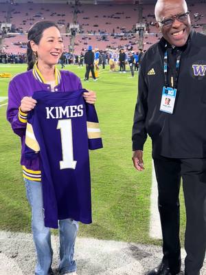 New fit for Dawg fan Mina Kimes @espnmina 🙌 #RoseBowl #collegefootballtiktok #nflonespn 