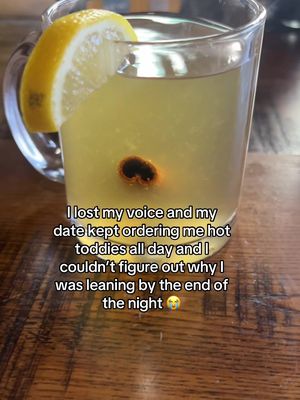 A hot toddy is my new favorite drink now 😂 #hottoddy 
