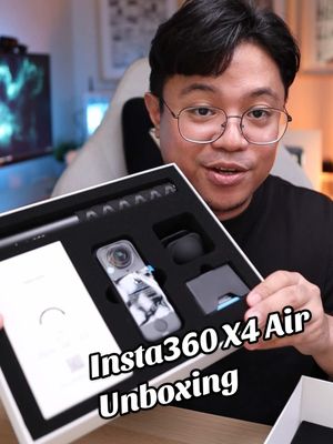 360 action camera na user friendly at mas compact! Unbox naten ang insta360 X4 Air 😁 @Insta360 Philippines  #insta360 #insta360x4air #360camera #camera 