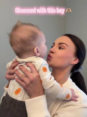 Kisses all day long on these chubby cheeks 💋  #fyf #fyp #MomsofTikTok #motherson #momlife 