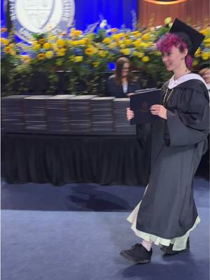 Earning a degree is a journey, but it’s faster on wheels 😎 #heelys #graduationwalk #collegegraduation #graduation 