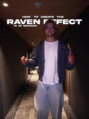 How to create the raven effect in 20 seconds #howtodo #tutorial #raven #effect #transition 