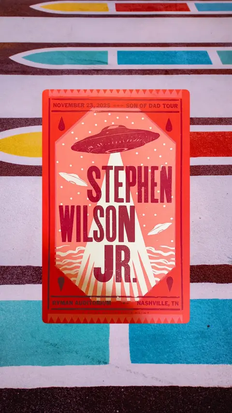 TWO NIGHTS WITH @Stephen Wilson Jr. 🚀 #theryman #stephenwilsonjr #hatchshowprint #concerts 