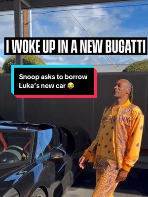 Snoop had to check out Luka’s new whip 🏎️ #SnoopDogg #carsoftiktok 