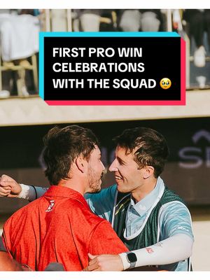 Everyone wanted to show love to Josele 🥹 Congrats on the first pro win! #golftok #golflife 