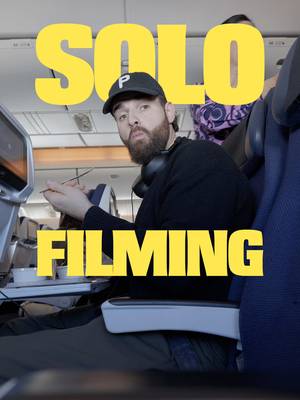 The reality of solo filming at an airport. The downside is there's a lot of people. The upside: really safe & you have plenty of time before your flight to get your shots #contentcreation #videography #cinematography How to film yourself in an airport