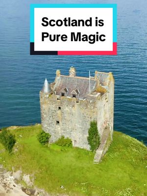 Scotland is pure magic ✨ #Scotland #visitscotland #castles #castlestalker #montypython @Highland Explorer Tours @Visit Britain 🇬🇧