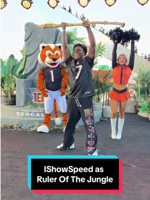 IShowSpeed has us ready to run through a brick wall 😤 #bengals #ishowspeed #nfl