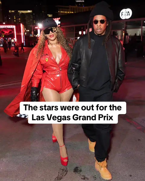 Some of the biggest names were on the paddock last night at the Las Vegas Grand Prix #f1 #formula1 #lasvegasgp 