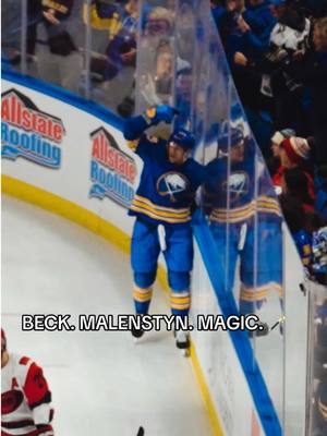 BECK MALENSTYN YOU MADMAN‼️ #NHL #highlight #buffalosabres 