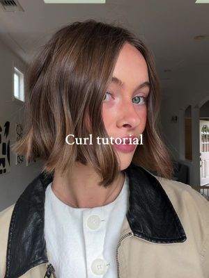 The easiest ever #bobhair #bobhairstyle #curltutorial 