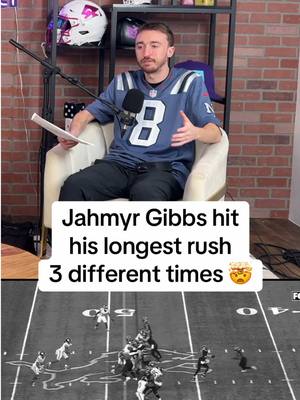 @Betr Derek was spot on with this one 😳 #jahmyrgibbs #lions #nfl 