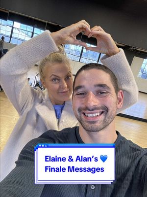 Elaine and Alan’s Finale messages to each other 😊 #DWTS #DWTSFinale