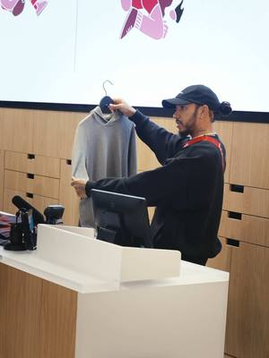 When you pop in to shop and meet a legend instead. Catch Ambassador @Lewis Hamilton going undercover as an Educator.